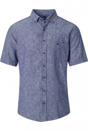 RedmondCasualLinnenOverhemdblauwEffen