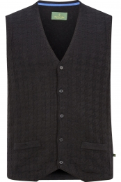 CharlesColbyGebreidvestzwartPiedDePoule