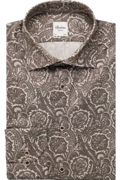 StenstrmsOverhemdbeigeBedrukt