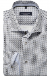 CasaModaOverhemdgroenBedrukt