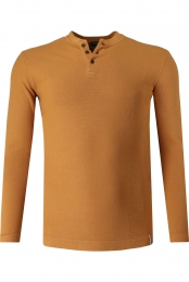 OLYMPCasualPoloshirtlangemouwnogaGestructureerd
