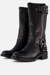AnnRocksBikerbootszwartSynthetisch