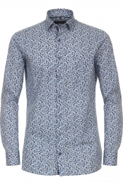 CasaModaOverhemdblauwBedrukt