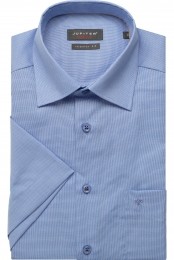 JupiterOverhemdKortemouwblauw