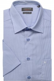 JupiterOverhemdKortemouwblauw