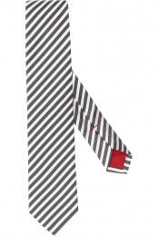 OLYMPOverhemdmiddengrijsGestreept