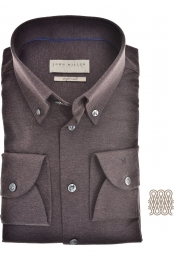 JohnMillerOverhemddonkerbruinEffen