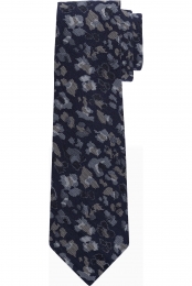 OLYMPSIGNATUREStropdasblauwBloemen