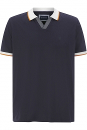 BABISTAPoloshirtKortemouwdonkerblauw