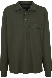 BABISTAPoloshirtlangemouwolijfMelange