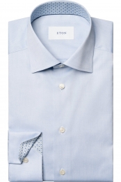 ETONOverhemdlichtblauwEffen