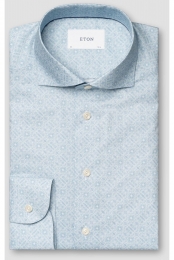 ETONOverhemdblauwMotief