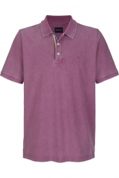 BABISTAPoloshirtKortemouwdonkerpaars