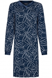 Duurzaammarineblauwnachthemd