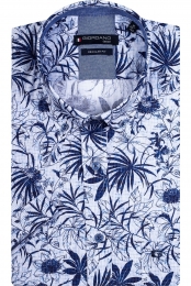 GiordanoOverhemdKortemouwblauw