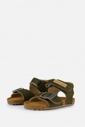 ShoesmeSandalengroenLeer