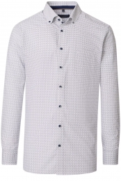 CasaModaOverhemdbeigeBedrukt