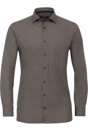 CasaModaOverhemdzwartBedrukt