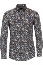 VentiOverhemdblauwBedrukt