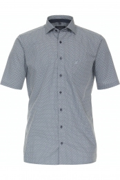 CasaModaOverhemdKortemouwblauw