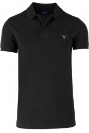 GANTOriginalePoloshirtKortemouwzwart