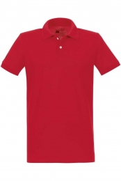 TRIGEMAPoloshirtKortemouwrood