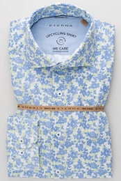 ETERNAOverhemddonkerblauwBedrukt