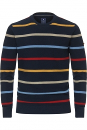 RedmondCasualTruirondehalsblauwMotief