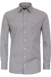 CasaModaOverhemdzwartGestreept