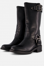 AnnRocksBikerbootszwartSynthetisch