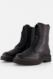 CelliniVeterbootszwartLeer
