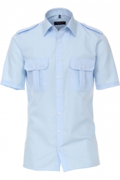 CasaModaPilootshirtKortemouwblauw