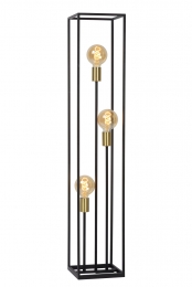 LucideRUBEN-Vloerlamp-3xE27-Zwart