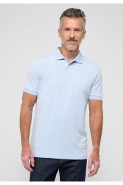 ETERNAPerformancePoloshirtKortemouwblauw