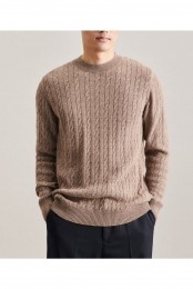 SeidenstickerTruirondehalsbruinEffen