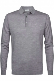 ProfuomoPoloshirtgrijsEffen