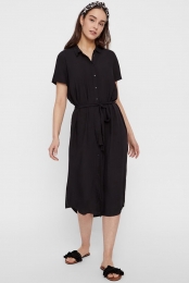 PiecesMaatXSPCCECILIESSLONGDRESSNOOSBCDamesJurk-Viscose-Geknoopt-Normaal-Vrouwen-
