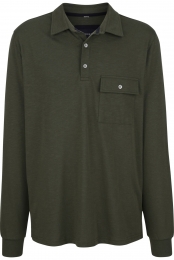 BABISTAPoloshirtlangemouwolijfMelange