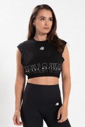 GorillaWearAlbionOversizedCropTop-Zwart-XL