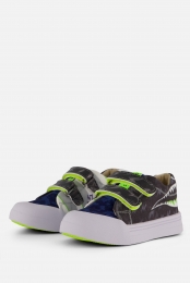 GoBananasSharkSneakersblauwCanvas