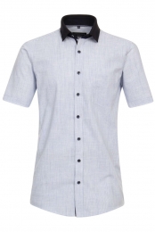CasaModaCasualOverhemdKortemouwblauw