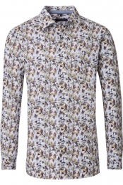 CasaModaOverhemdgroenBedrukt