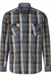 BABISTAOverhemdkoningsblauwRuit