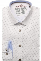 JupiterTraditioneeloverhemdwitMotief