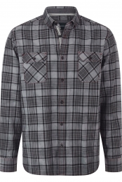 BABISTAOverhemdgrijsRuit