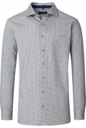 CasaModaOverhemdgroenBedrukt