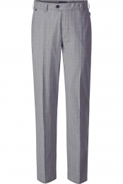 BABISTABroekmetplattevoorkantgrijsRuit