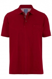 OLYMPKlassikPoloshirtKortemouwdonkerrood