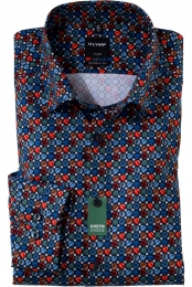 OLYMPLuxorOverhemdveelkleurigMotief