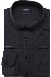 OLYMPSIGNATURESoftBusinessOverhemddonkerblauwMotief